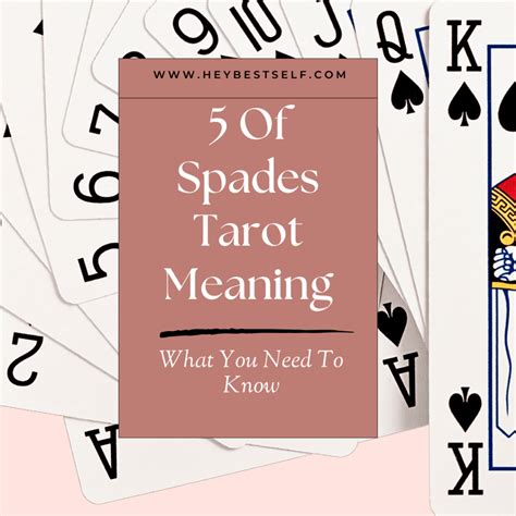 5 of Spades Tarot Card: Significance, Meanings